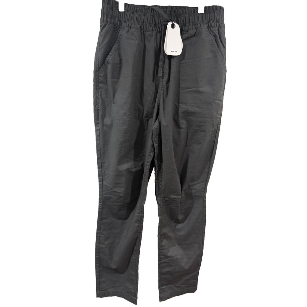 NWT Prana Women's Sz M Dark Iron Palisades Ripstop E Waist Pant Outdoor Hike $99